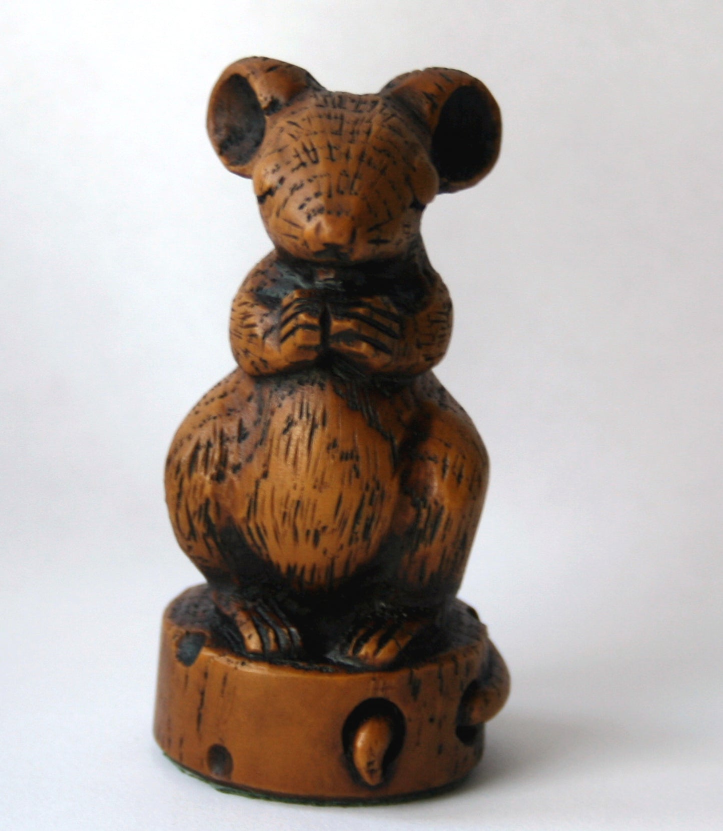 Mouse Praying on Cheese, front