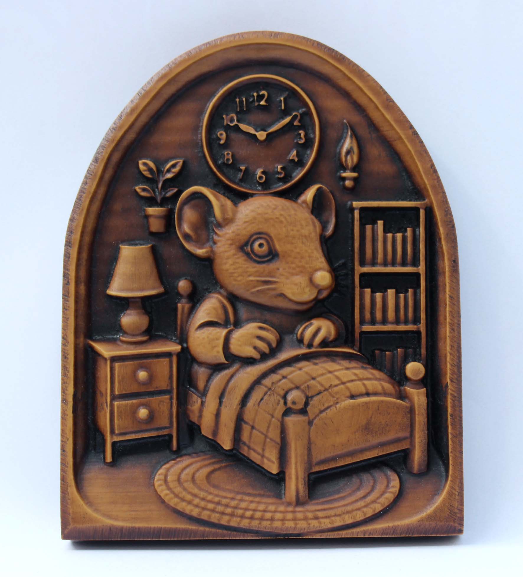Mouse Reading in Bed 