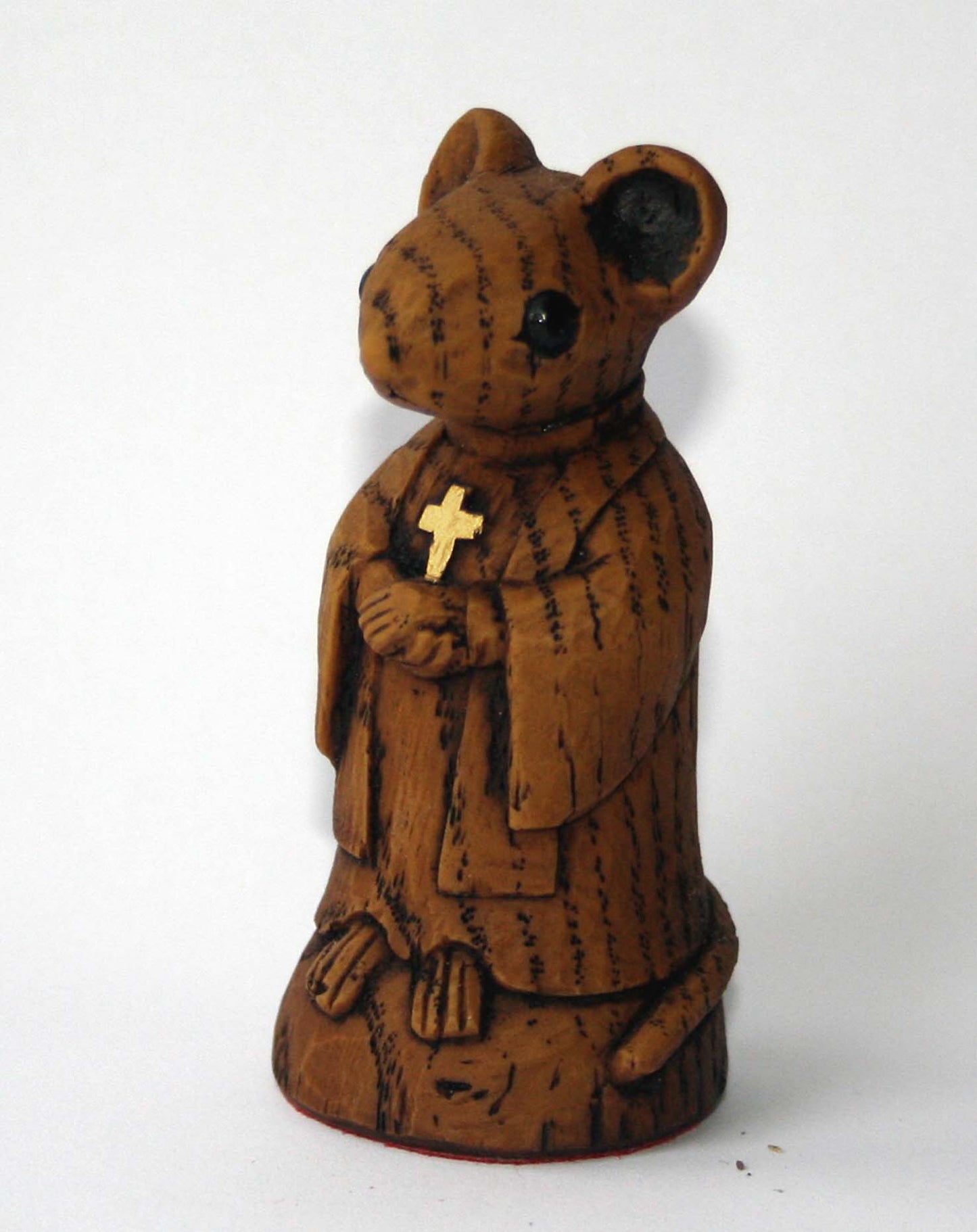 Church Mouse Vicar figurine left